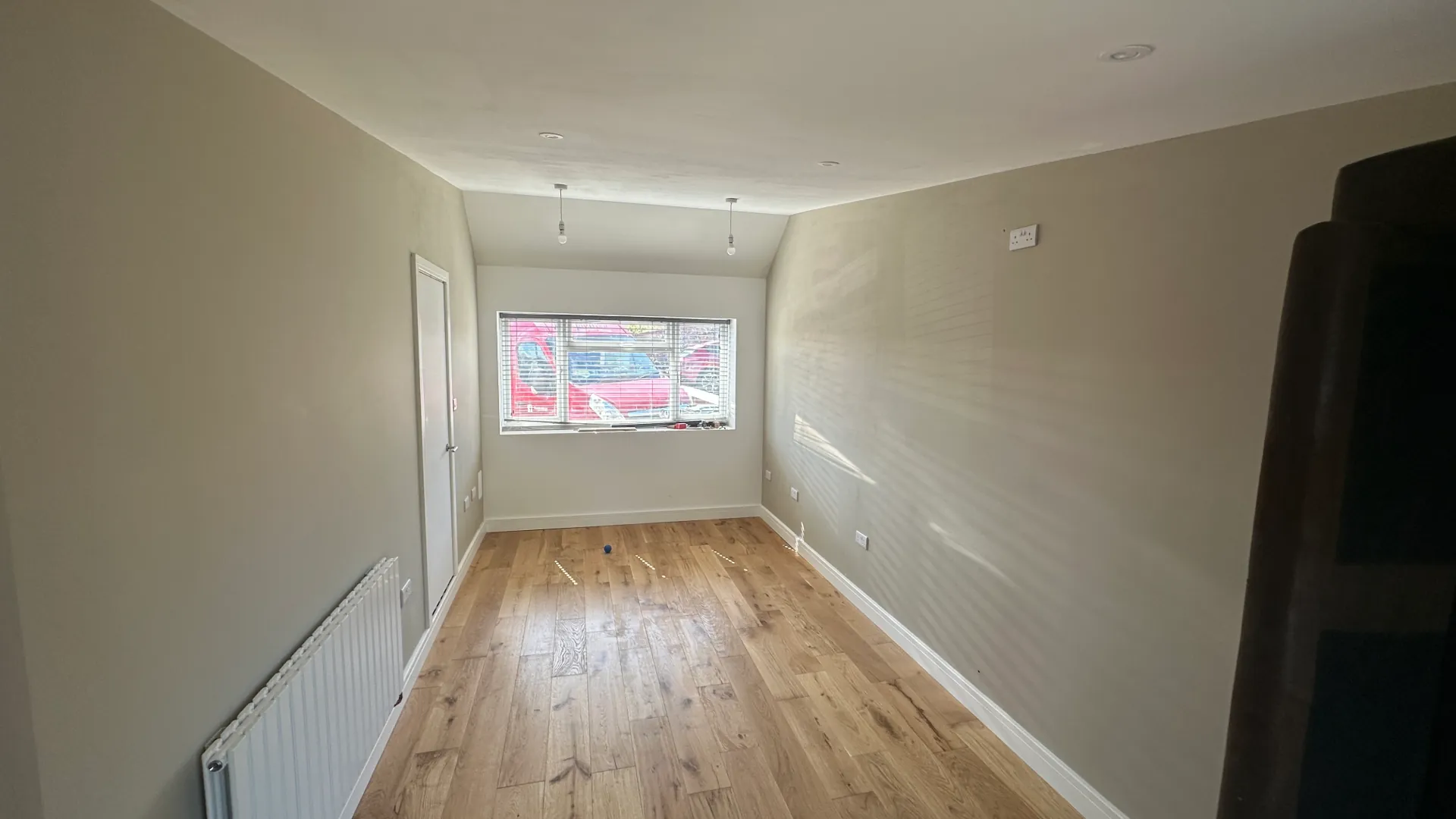 After — completed Mile Oak garage conversion turned into a finished living space