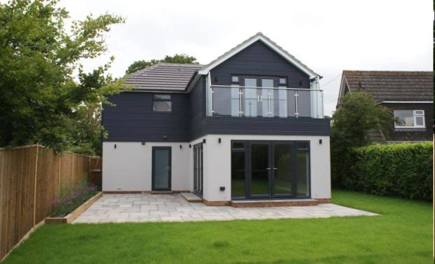 After — two flats converted into a single house