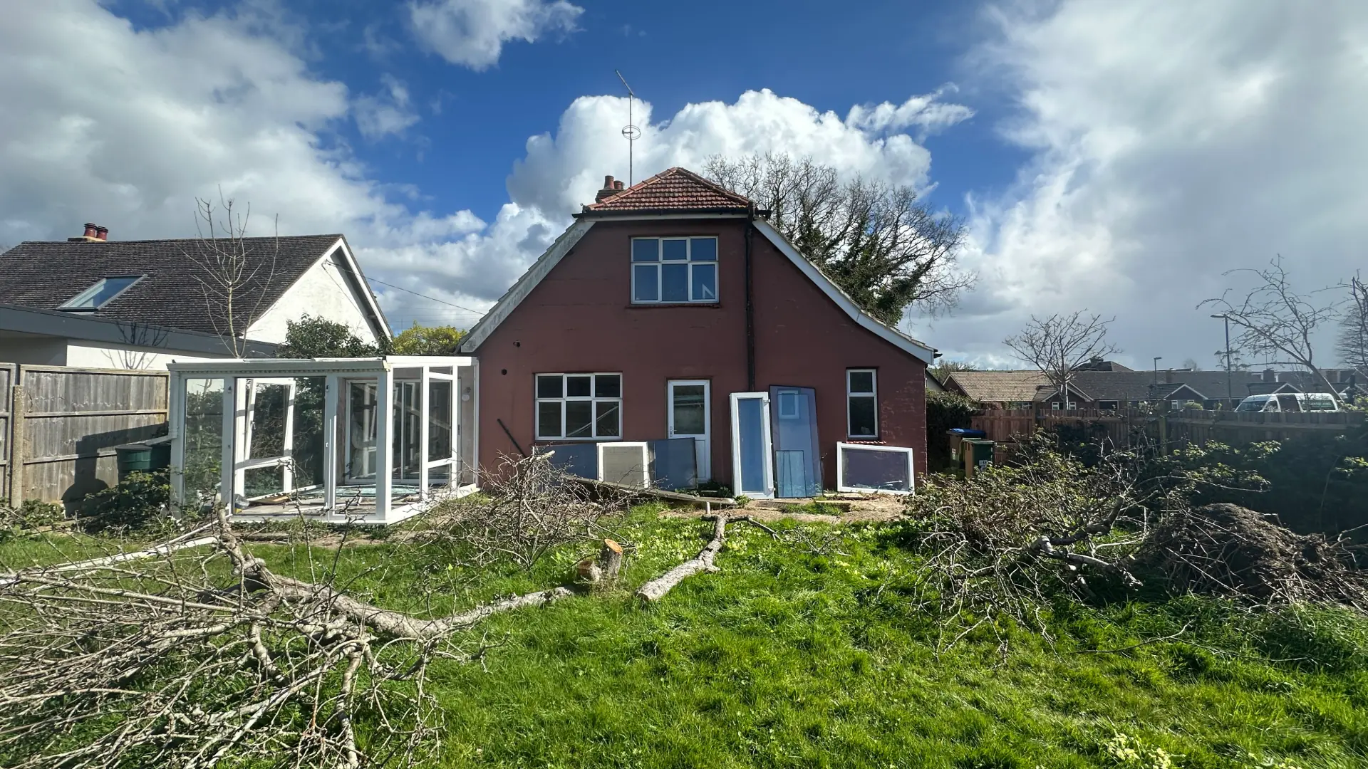 Before — original property in Upper Beeding prior to extension