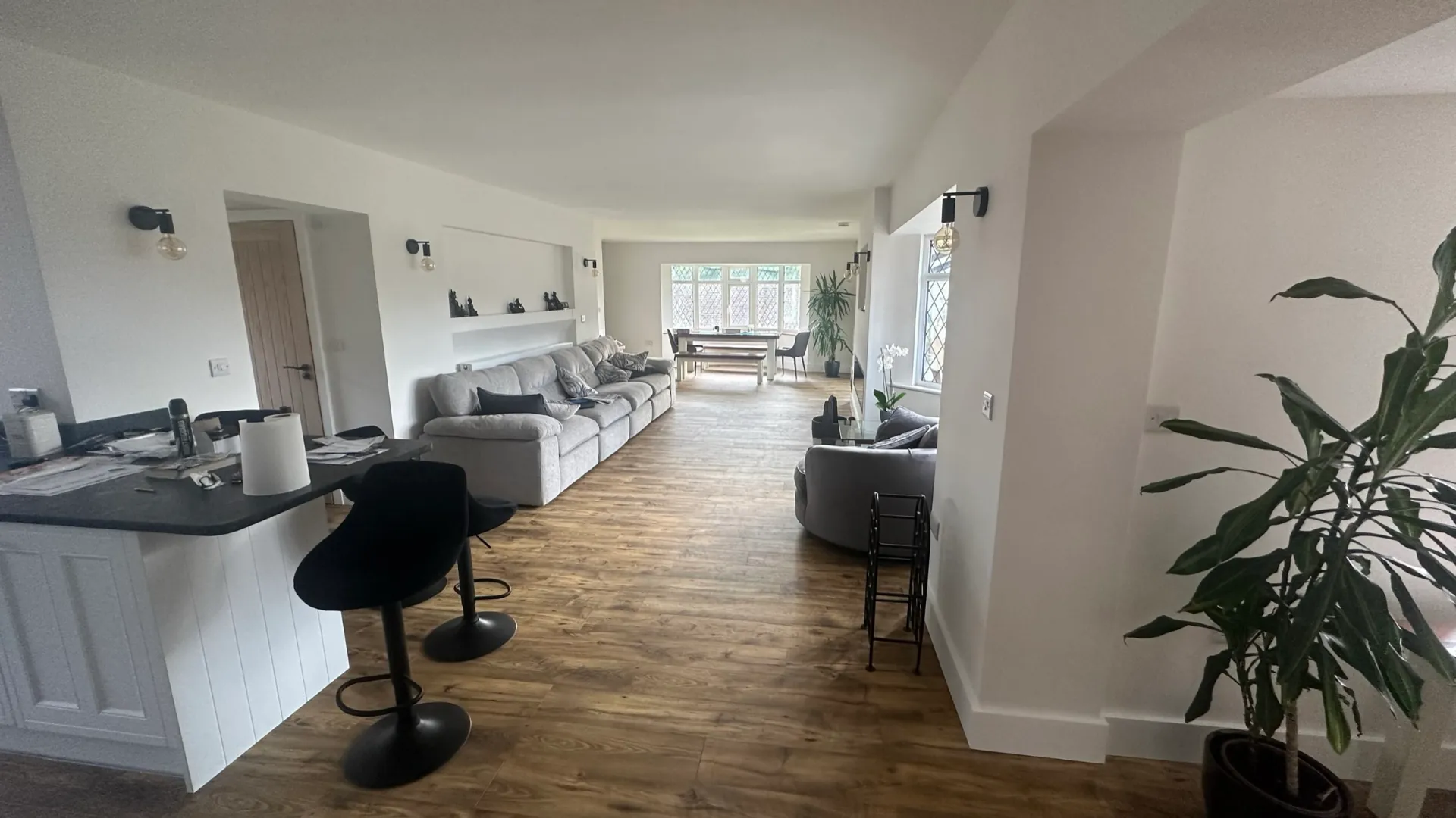 After — completed Seaford property renovation with finished interior